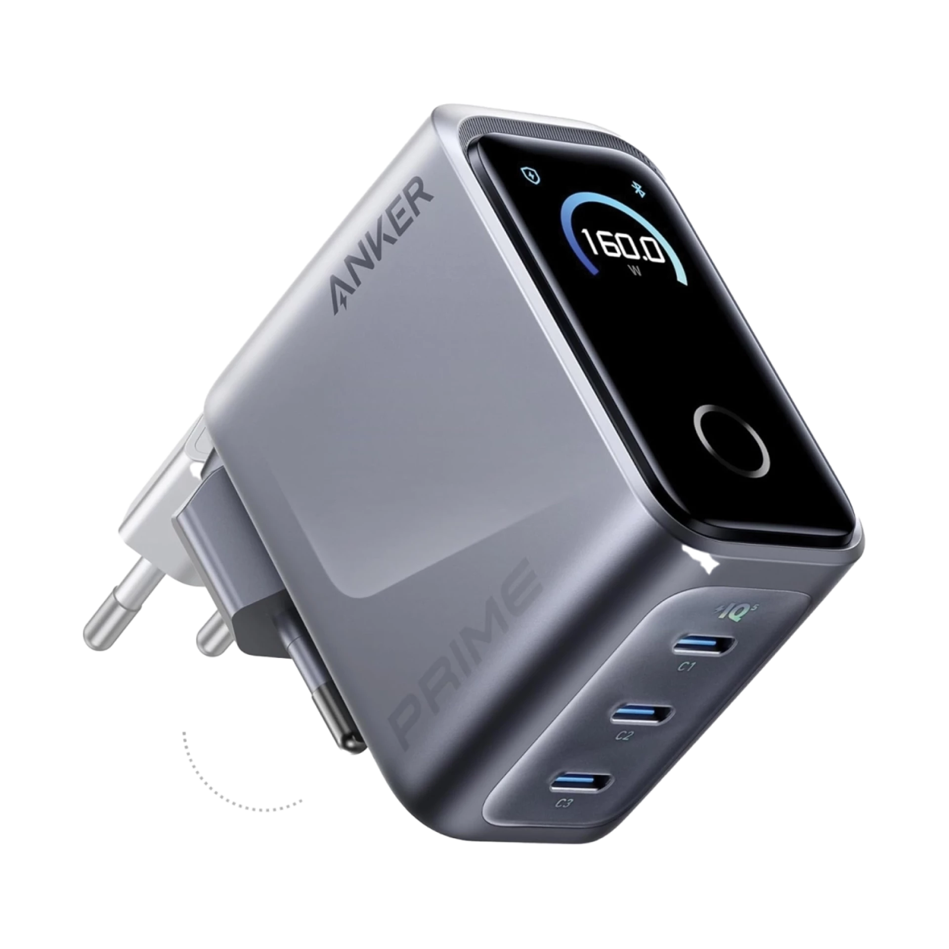 Anker Punjač 160W Prime 3 Porta Display Crna