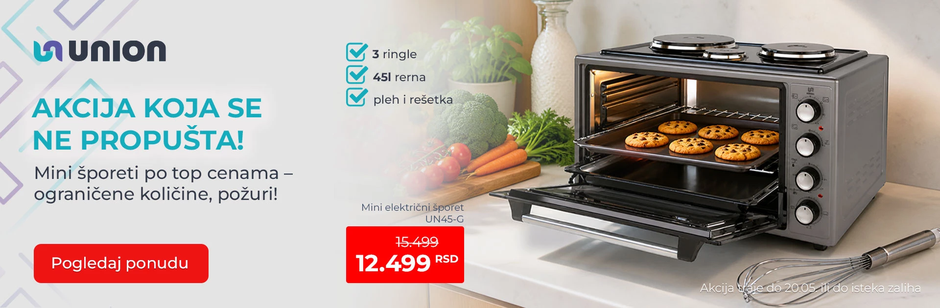 Praktični mini šporeti po specijalnim cenama