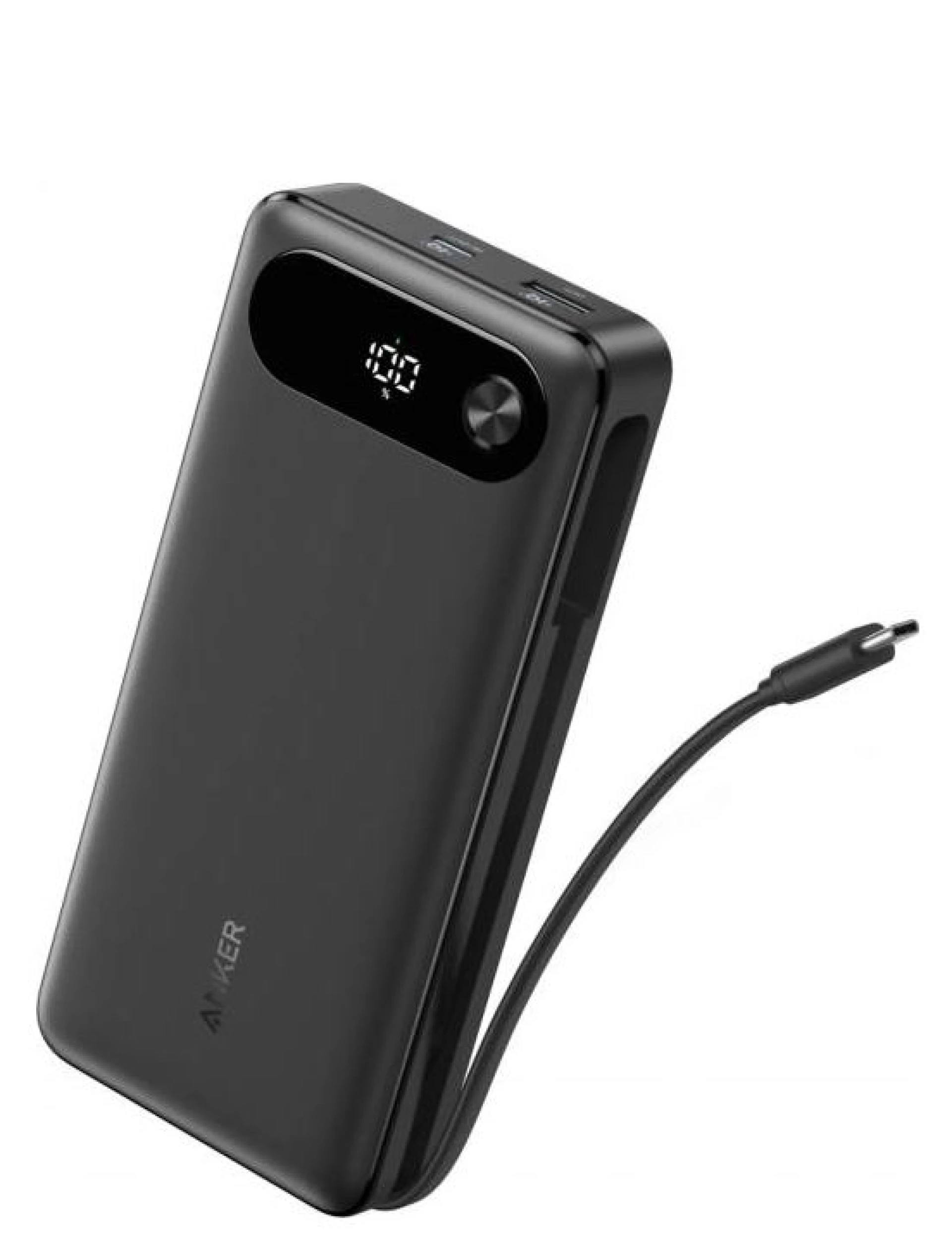 Anker Power Bank 20.000 mAh 87W Built-In USB-C Crna