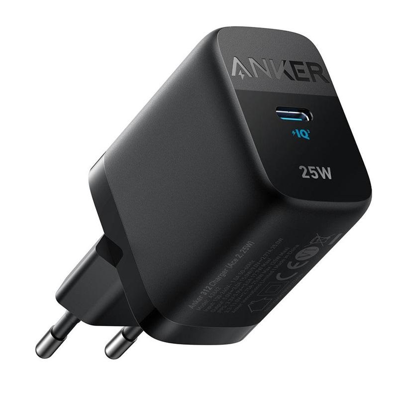 Anker Punjač 25W 312 USB-C Crna