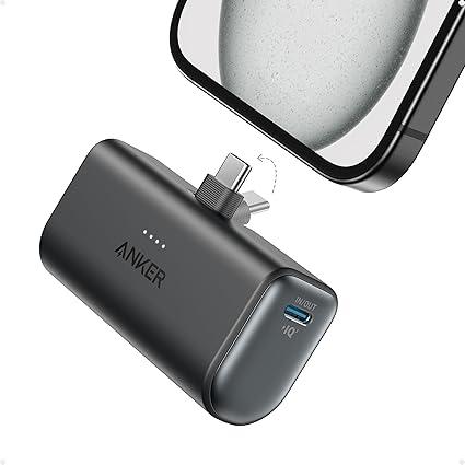 Anker Power Bank Nano 5.000 mAh 22.5W Built-In USB-C Crna