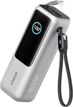 Anker Power Bank 25.000 mAh 165W Built-In USB-C Siva