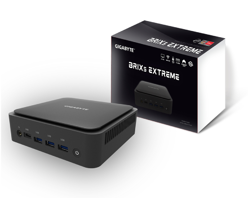 Gigabyte GB-BER7-5700 BRIX Mini PC AMD Ryzen 7 5700U Radeon Graphics