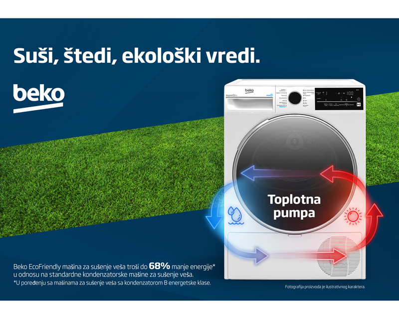 Beko Mašina za sušenje veša BM3T49230W 
