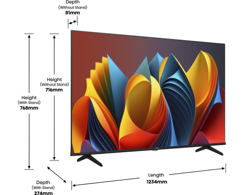Hisense 55E7NQ Smart TV 55" 4K Ultra HD QLED