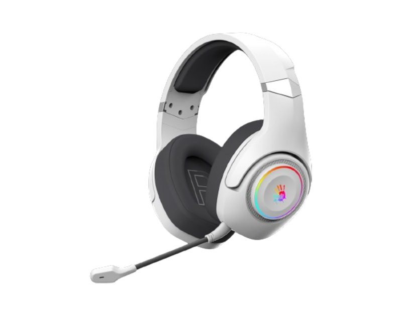 A4 Tech GR270 Bloody 7.1 Virtual Surround bele bežične gejmerske slušalice