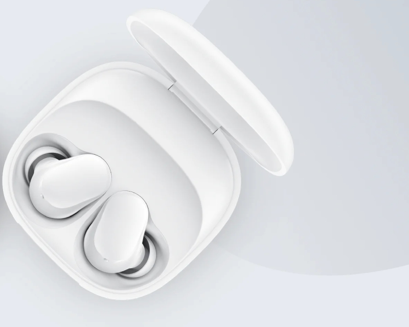 XIAOMI Redmi Buds 6 Play – bele bežične slušalice sa AI noise reduction tehnologijom