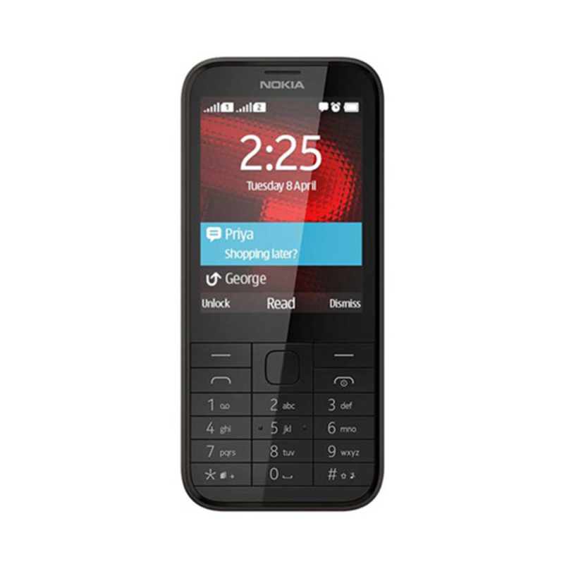 Nokia 225 DS crni mobilni 2.4" Dual SIM