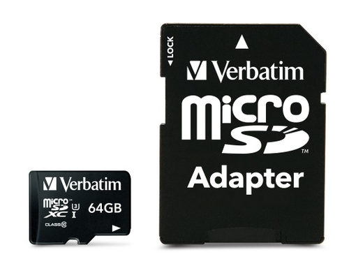 VERBATIM PRO MICRO SDXC MEMORIJSKA KARTICA 64GB