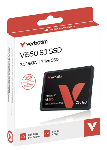 Verbatim Vi550 256GB 2.5" SATA III SSD disk