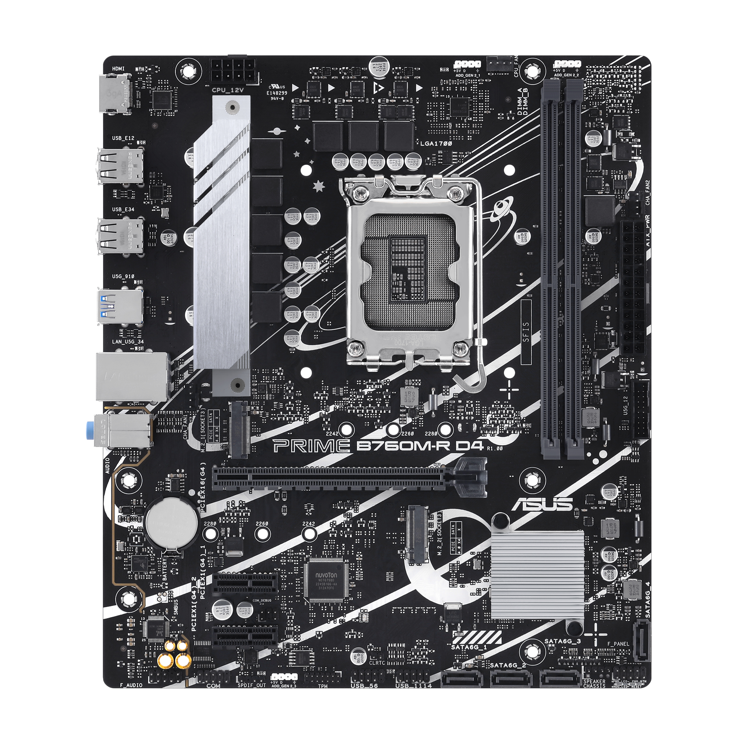 Asus PRIME B760M-R D4 LGA1700 matična ploča