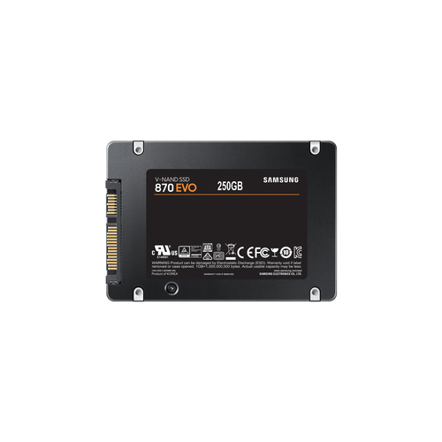 Samsung 250GB 2.5" SATA III 870 EVO Series (MZ-77E250B) SSD disk