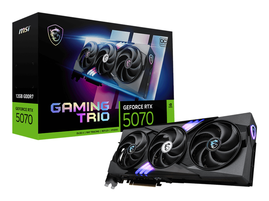 MSI GeForce RTX 5070 GAMING TRIO OC grafička kartica 12GB GDDR7 192bit