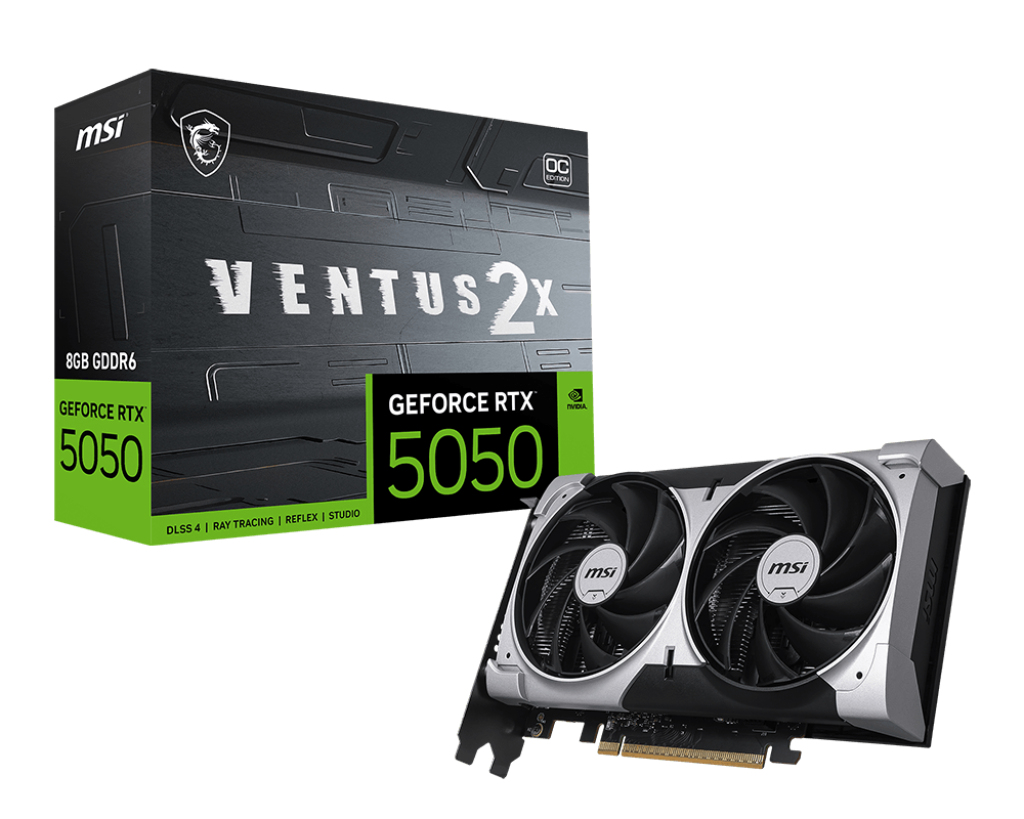MSI RTX 5050 VENTUS 2X OC grafička kartica 8GB GDDR6 128bit