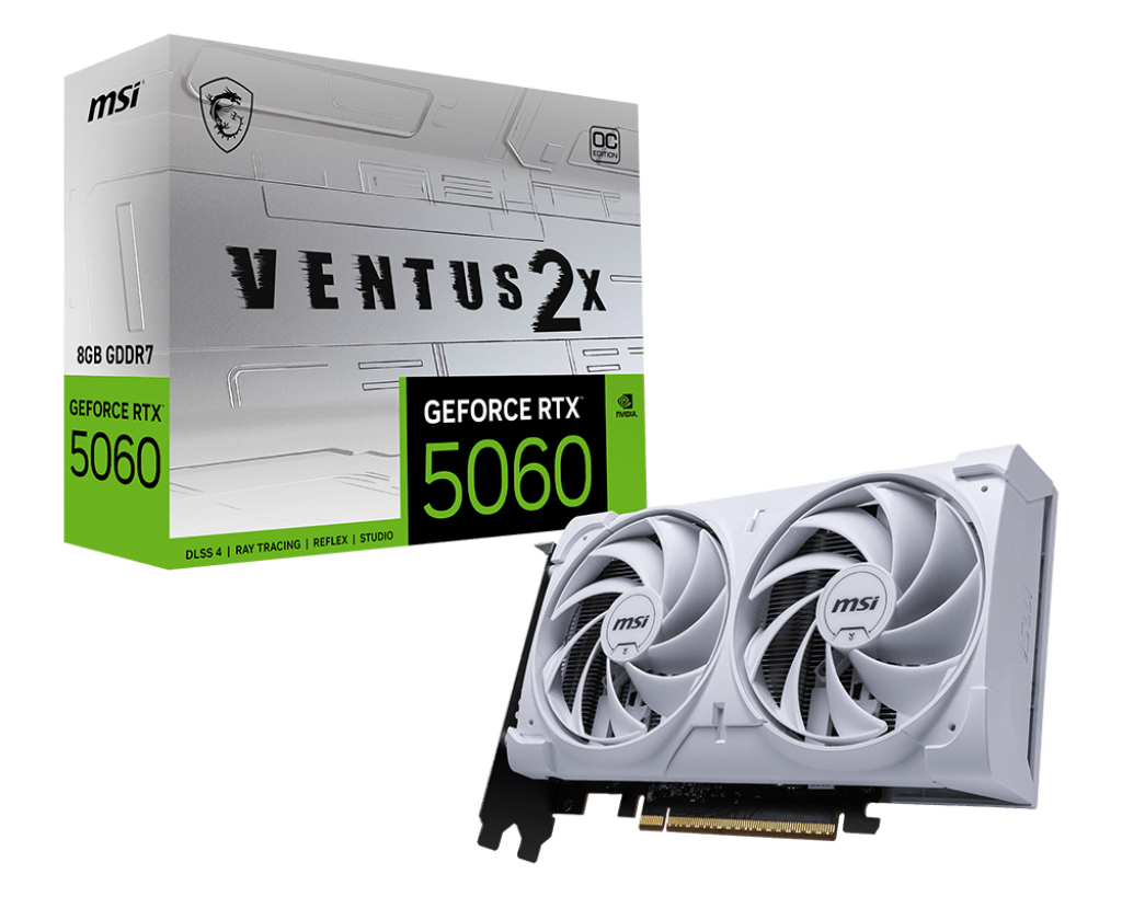 MSI GeForce RTX 5050 VENTUS 2X OC WHITE grafička kartica 8GB GDDR7 128bit